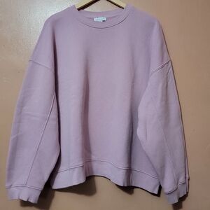 Topshop Pink Oversized Sweatshirt Size Medium EUC